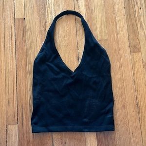 Out from under halter crop